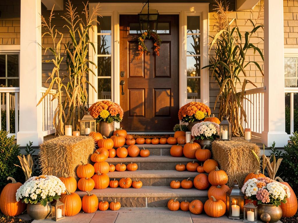 Grand Harvest porch display
