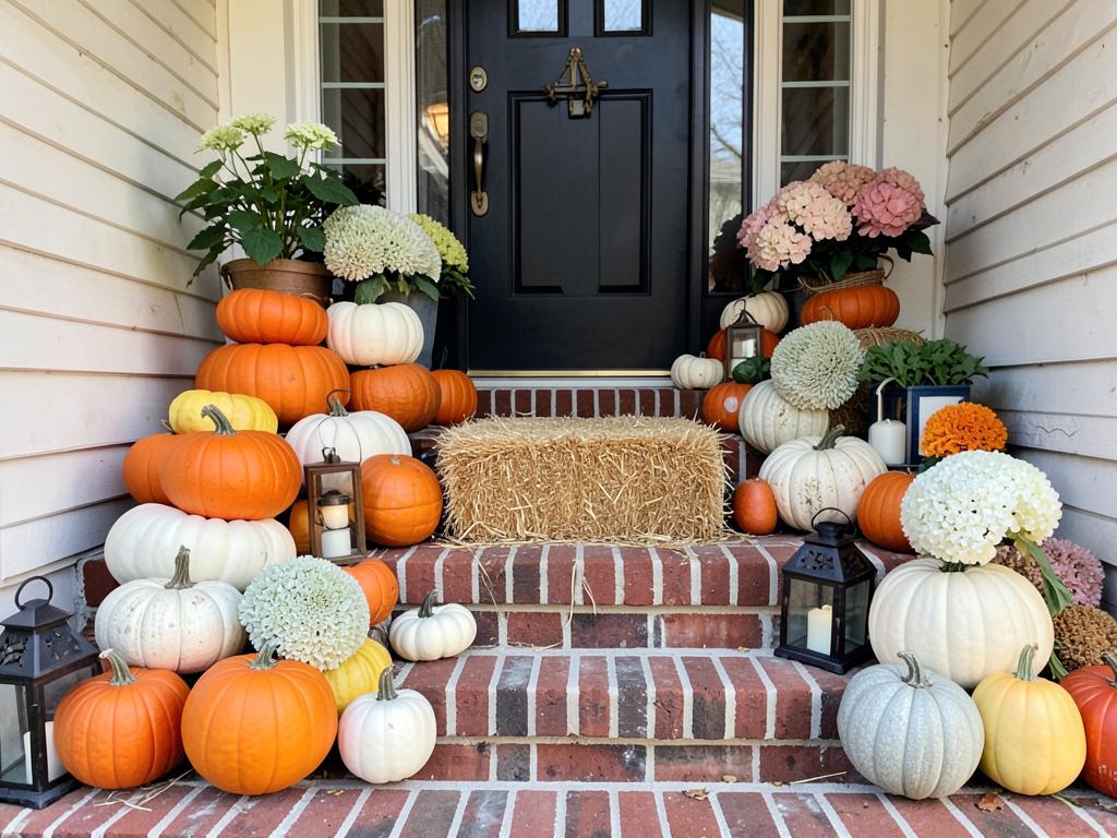 Signature Harvest porch display